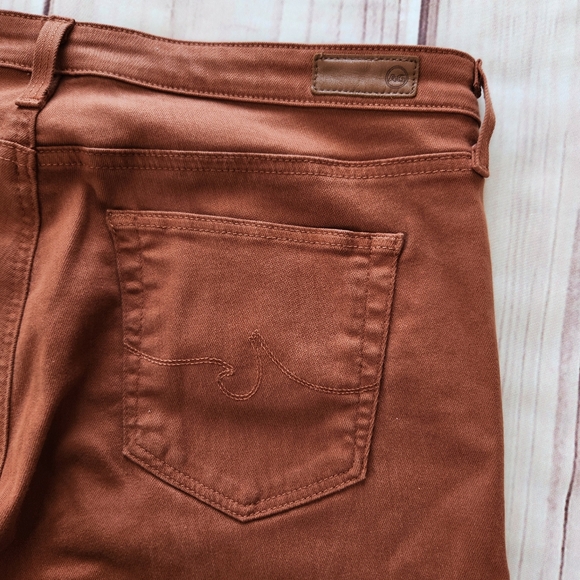 AG Adriano Goldschmied "The Legging Ankle" Super Skinny Orange | Women's Size 31 - Picture 8 of 10